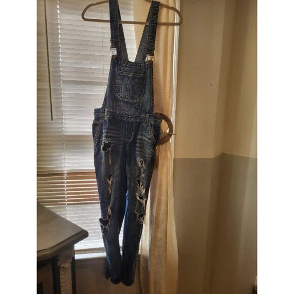 denim Dollhouse overalls size 7‎